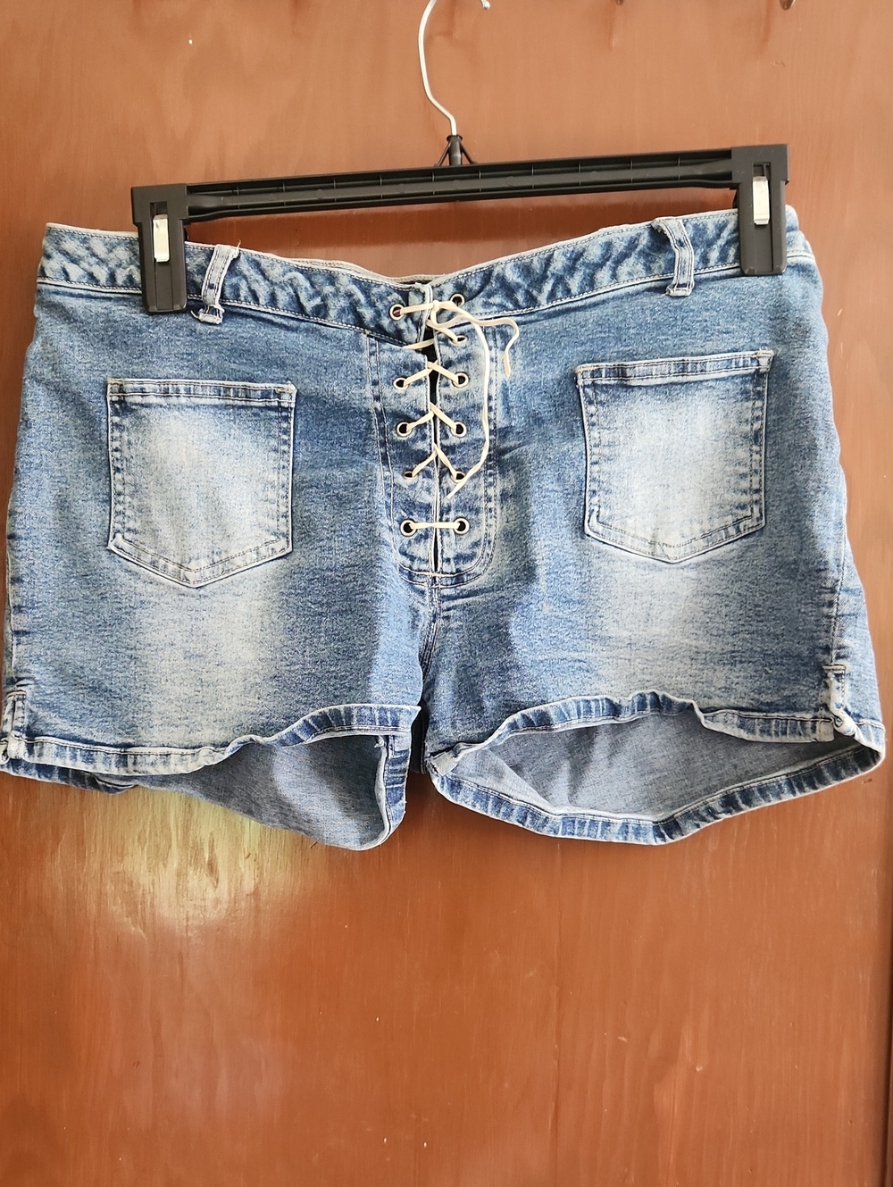 London Blues Lace Up Shorts